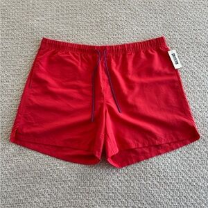 Duluth Trading Co. Women's Grab 6" Pull On Shorts Carnation Red Size XXL NWT